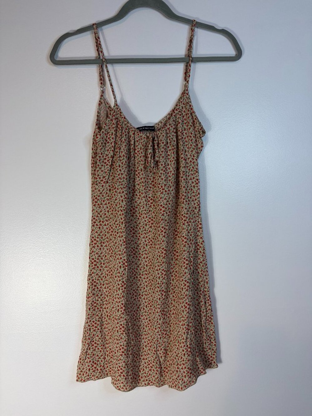 Brandy Melville Alena Floral Slip Mini Dress